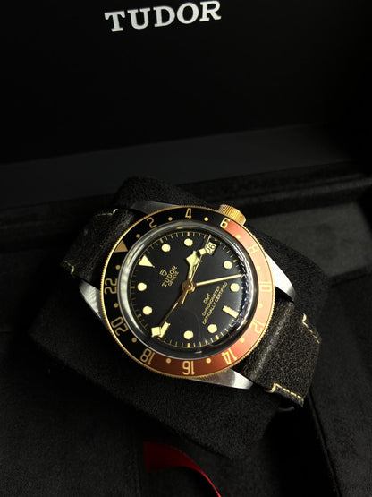 Tudor Black Bay GMT41mm 79833Mn-0003 Leather Strap 2024