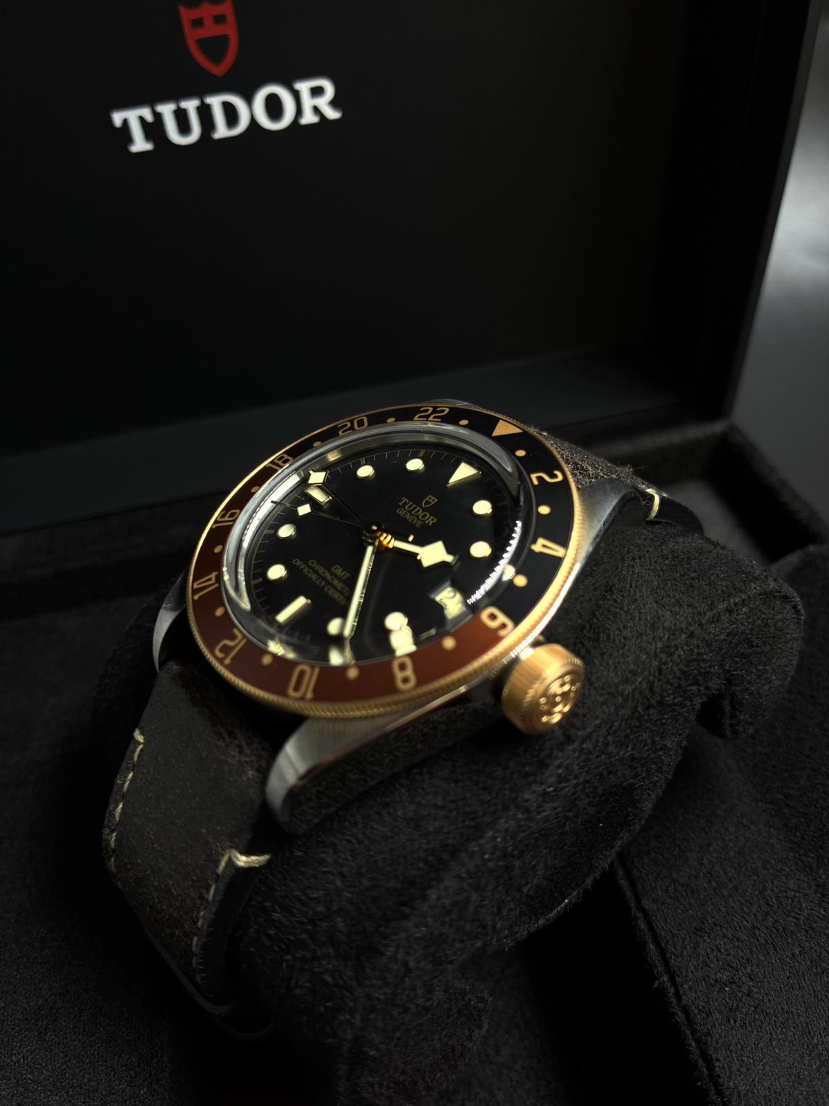 Tudor Black Bay GMT41mm 79833Mn-0003 Leather Strap 2024
