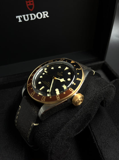 Tudor Black Bay GMT41mm 79833Mn-0003 Leather Strap 2024