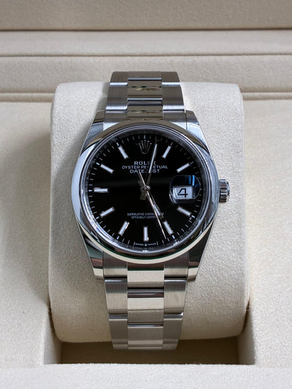 Rolex Datejust 36 126200 Black Index Oyster 2026