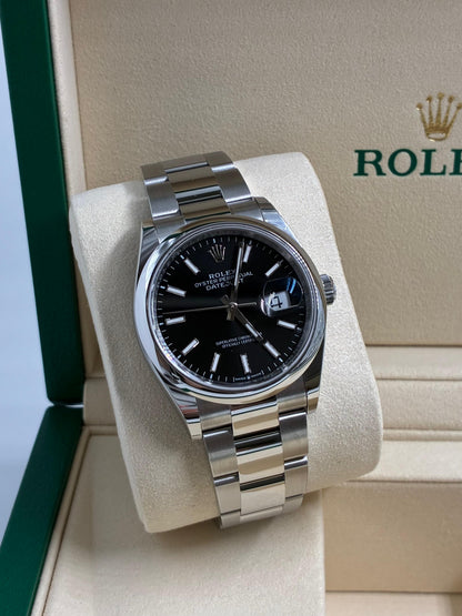 Rolex Datejust 36 126200 Black Index Oyster 2026