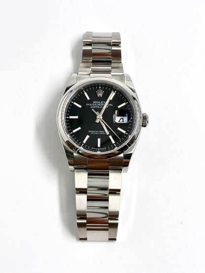 Rolex Datejust 36 126200 Black Index Oyster 2026