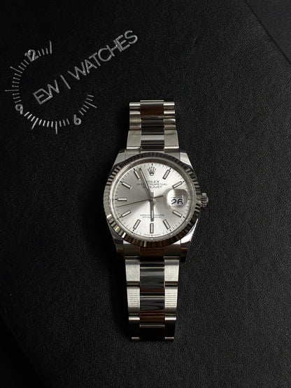 Rolex Datejust 36 126234 Silver Index Oyster 2026