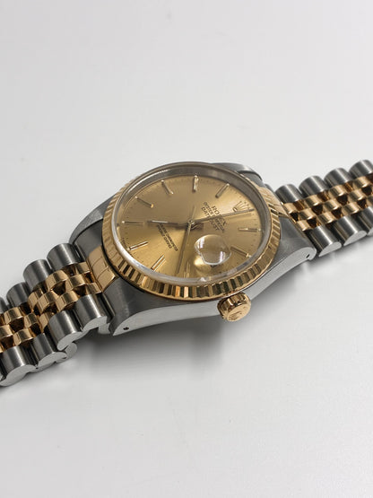 Rolex Datejust 36 16233 Champagne  Jubilee 1989