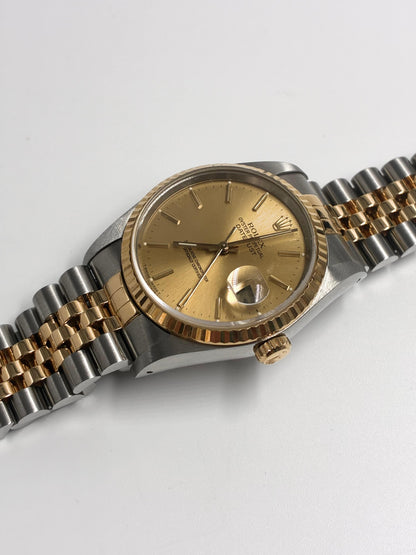 Rolex Datejust 36 16233 Champagne  Jubilee 1989