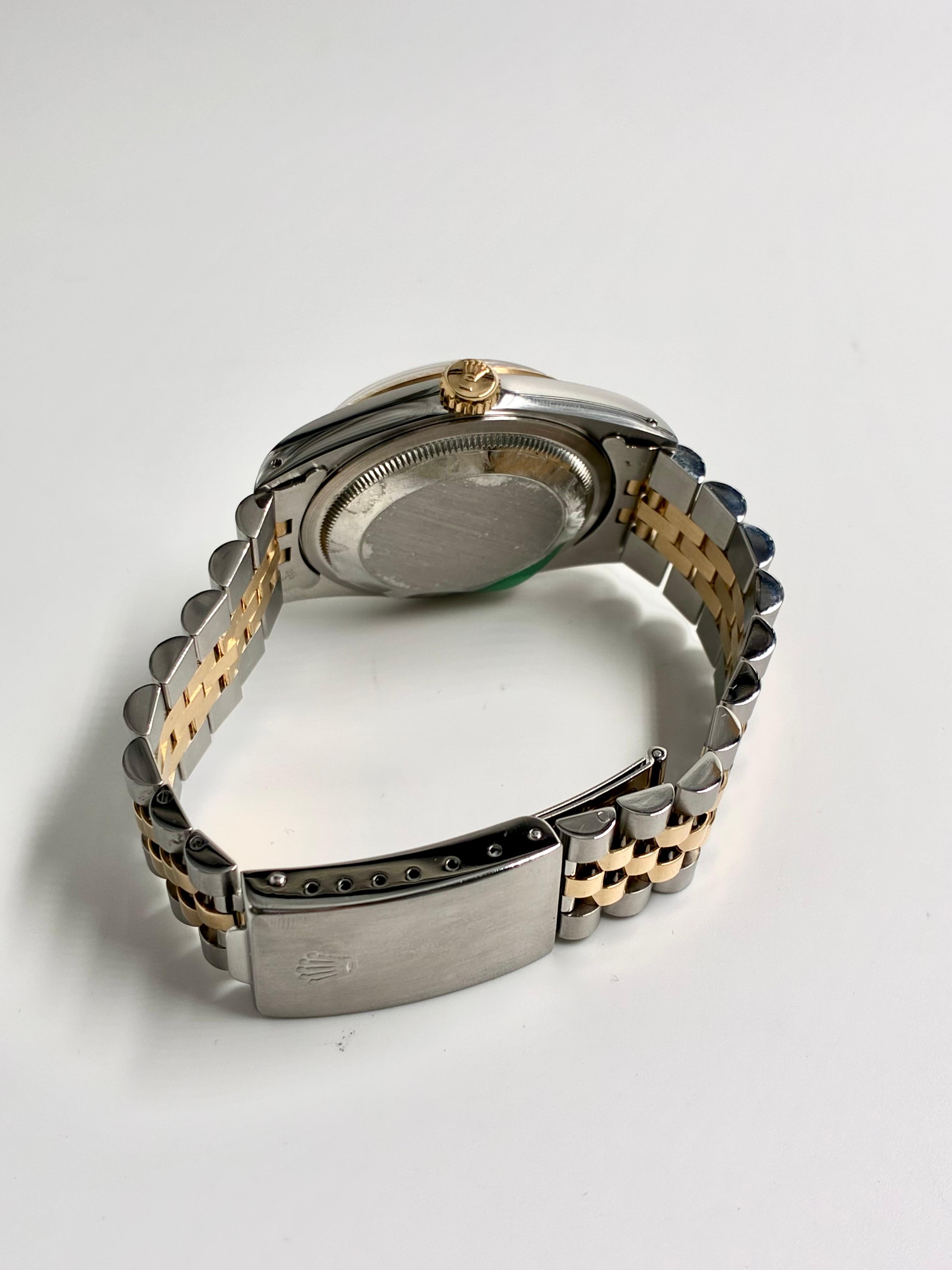 Rolex Datejust 36 16233G Champagne  with Original Paper