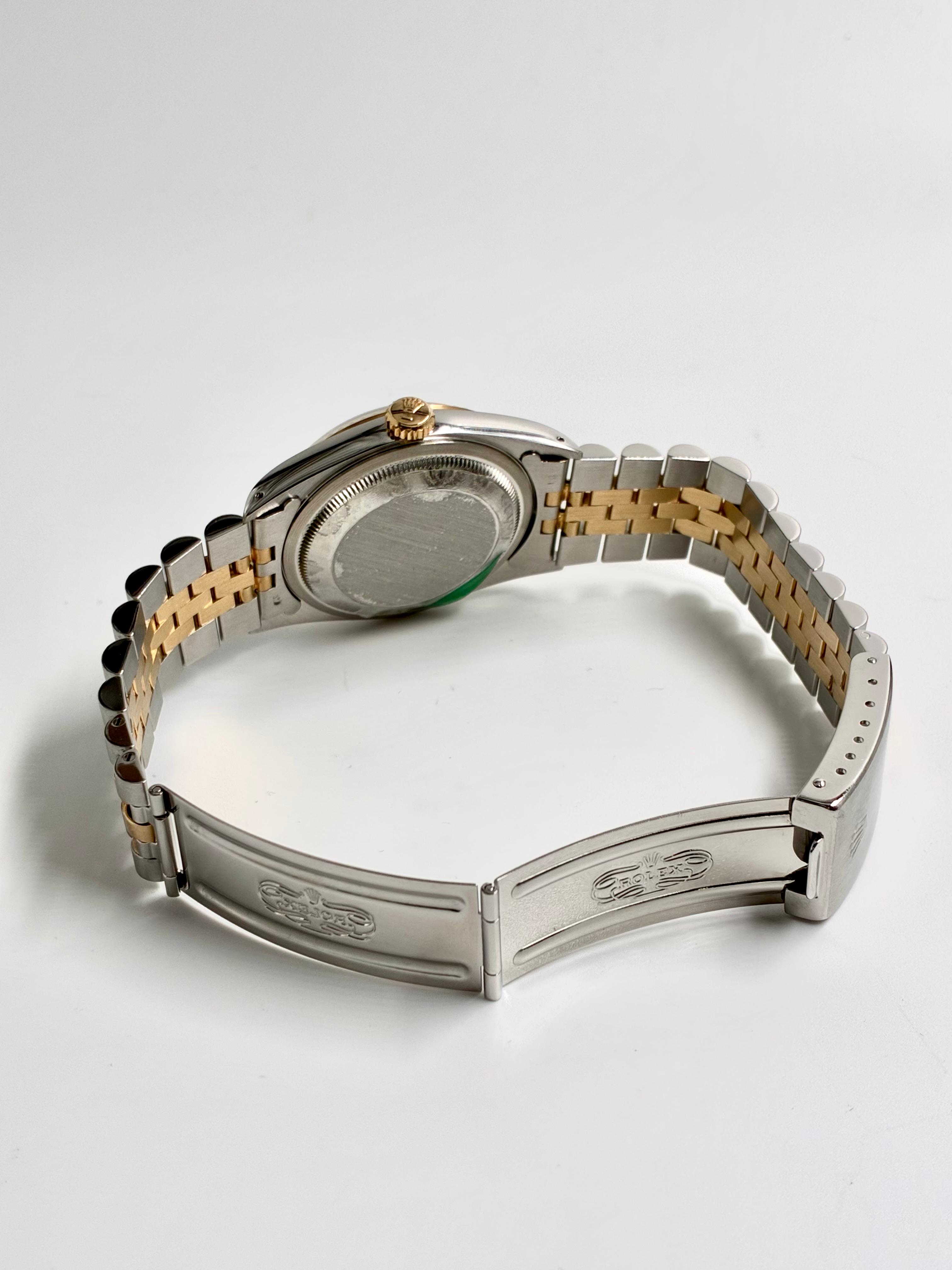 Rolex Datejust 36 16233G Champagne  with Original Paper