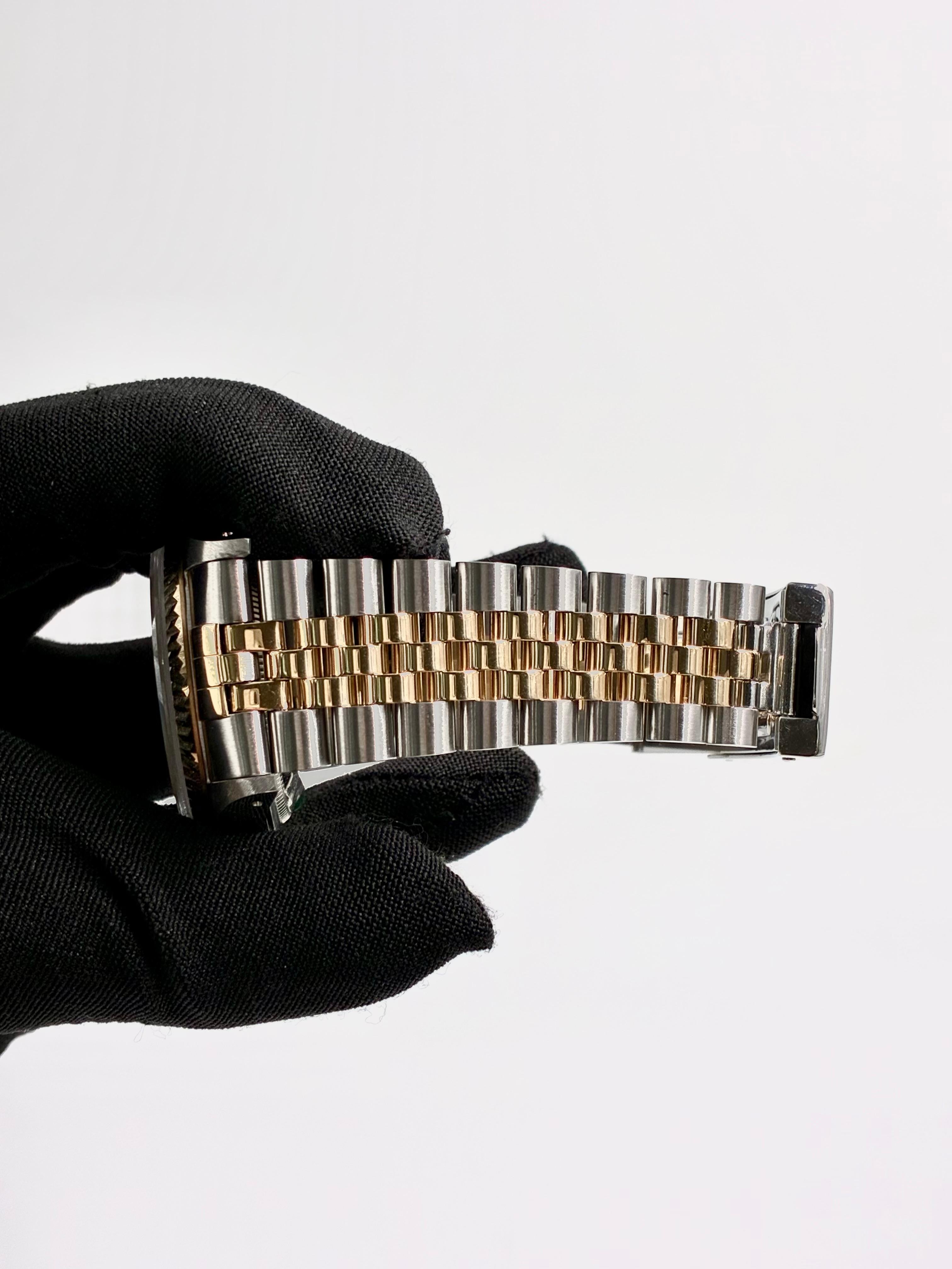 Rolex Datejust 36 16233G Champagne  with Original Paper