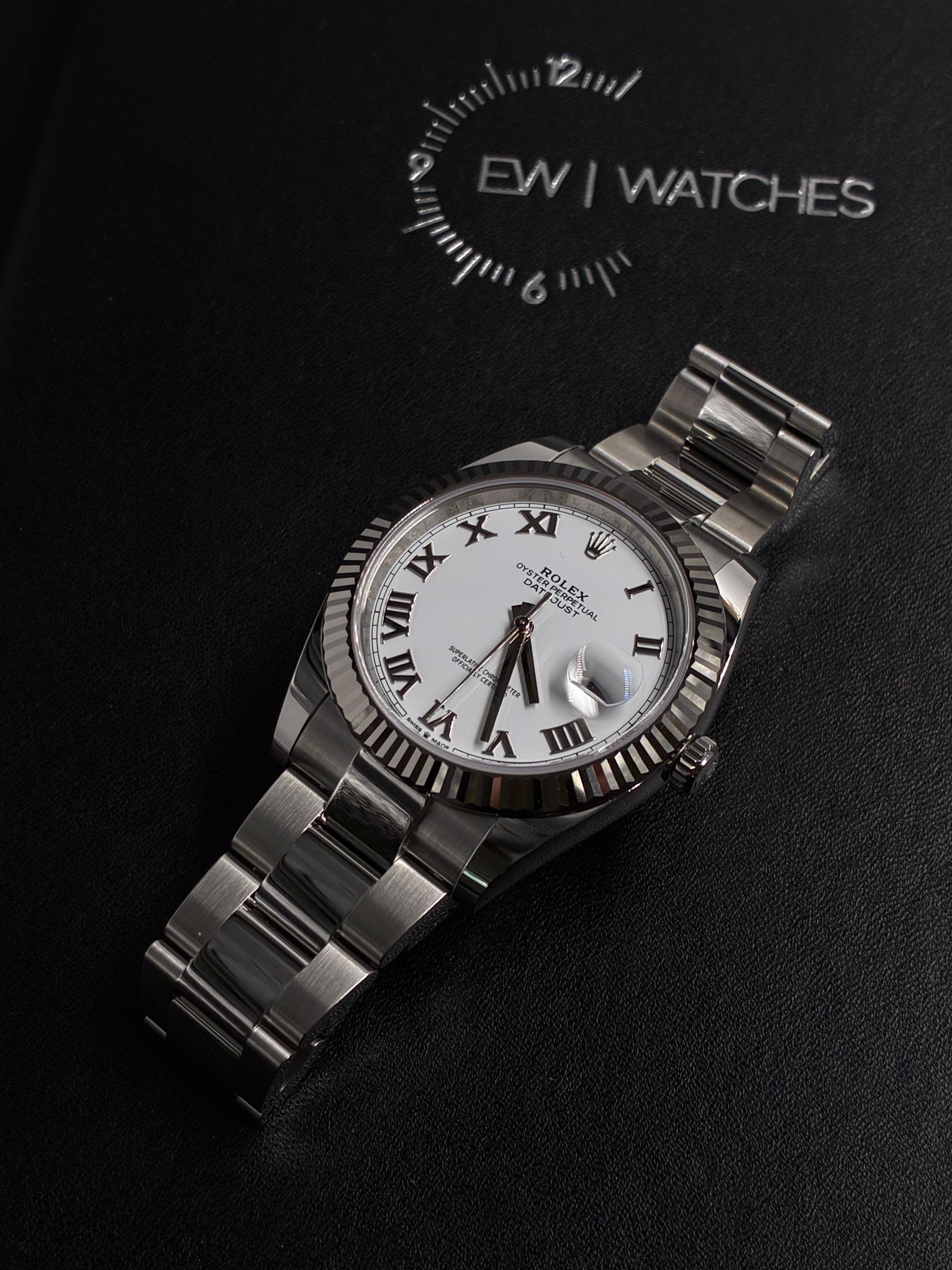 Rolex Datejust 41 126334 White Roman Oyster 2026