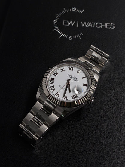Rolex Datejust 41 126334 White Roman Oyster 2025