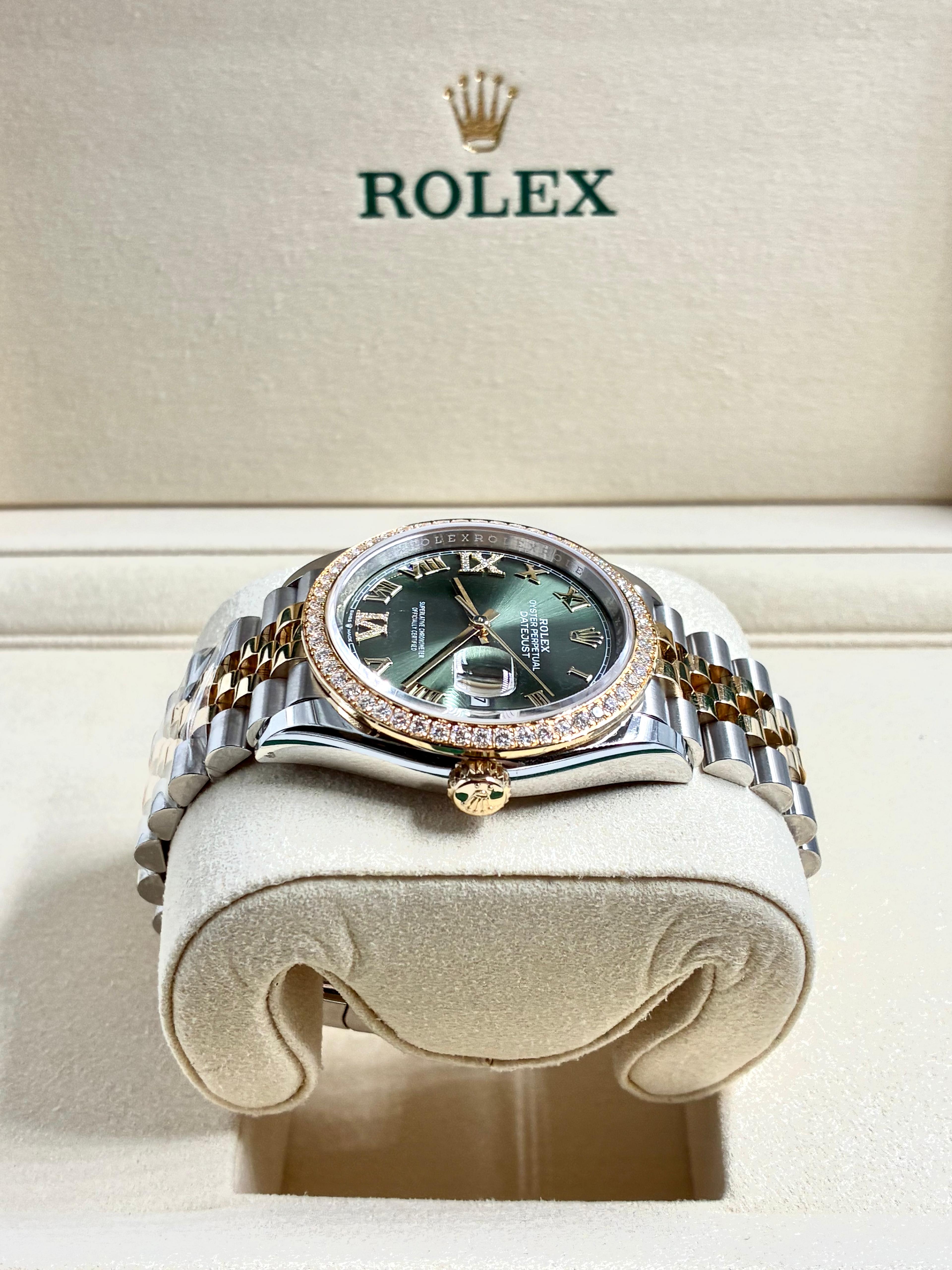 Rolex Datejust 36 126283RBR Green VIIX Jubilee 2024