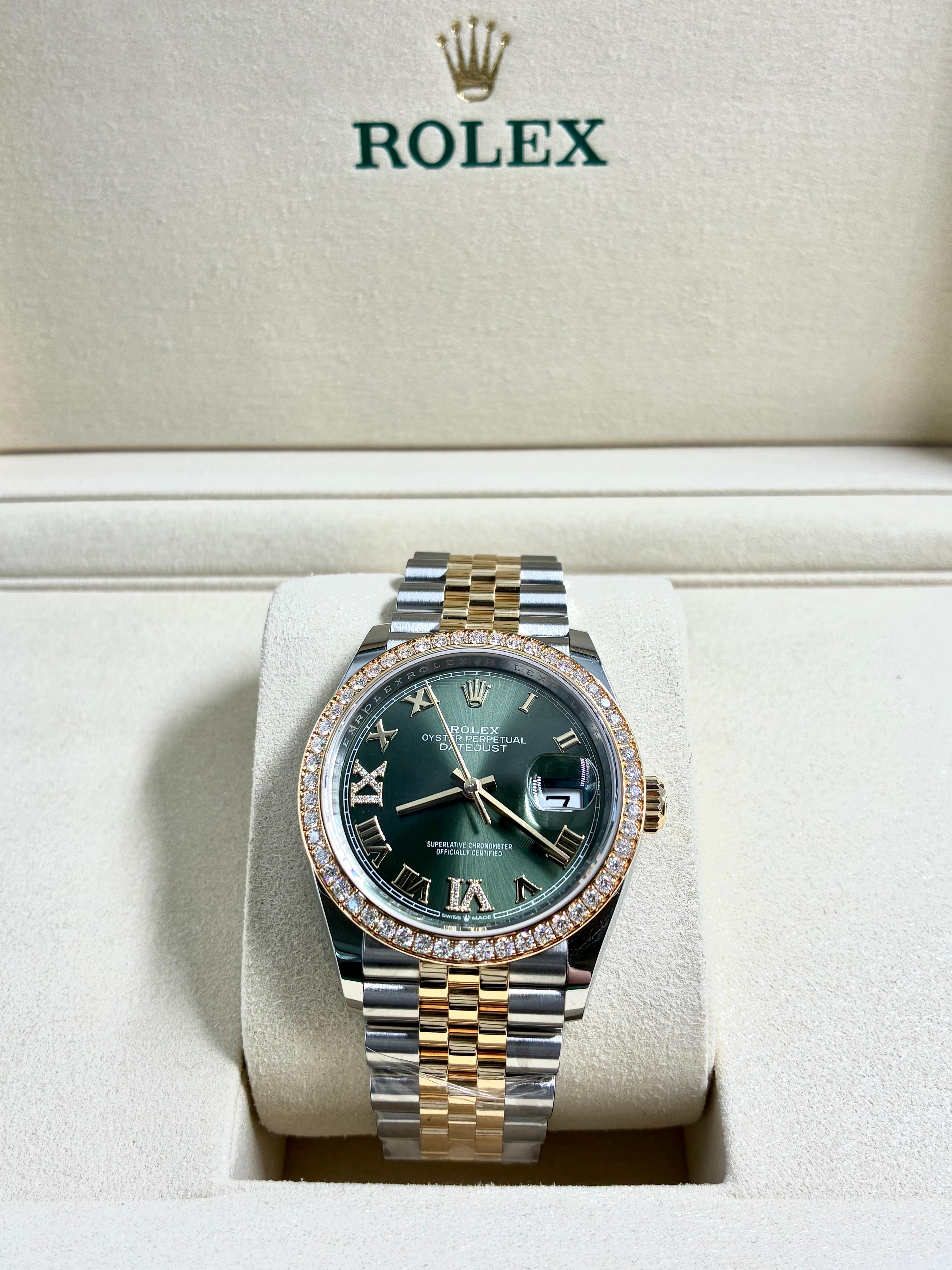 Rolex Datejust 36 126283RBR Green VIIX Jubilee 2025