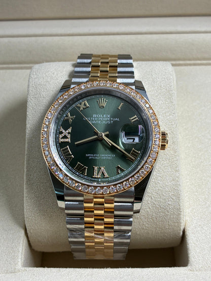 Rolex Datejust 36 126283RBR Green VIIX Jubilee 2024