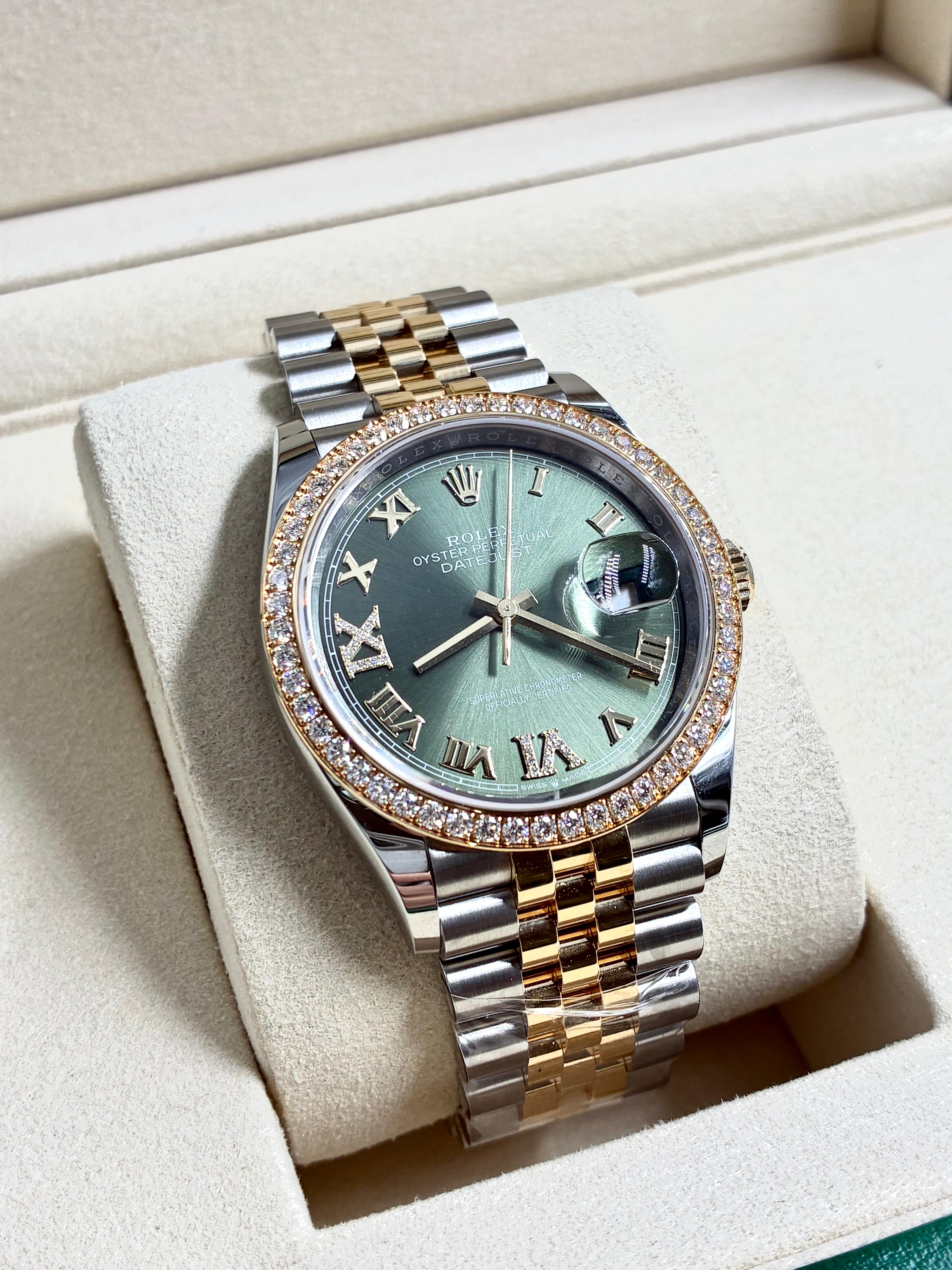 Rolex Datejust 36 126283RBR Green VIIX Jubilee 2025