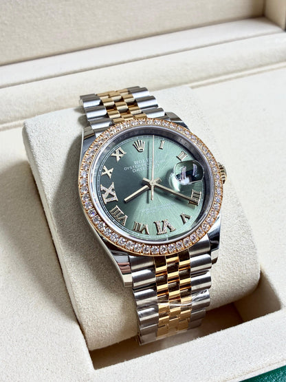 Rolex Datejust 36 126283RBR Green VIIX Jubilee 2024