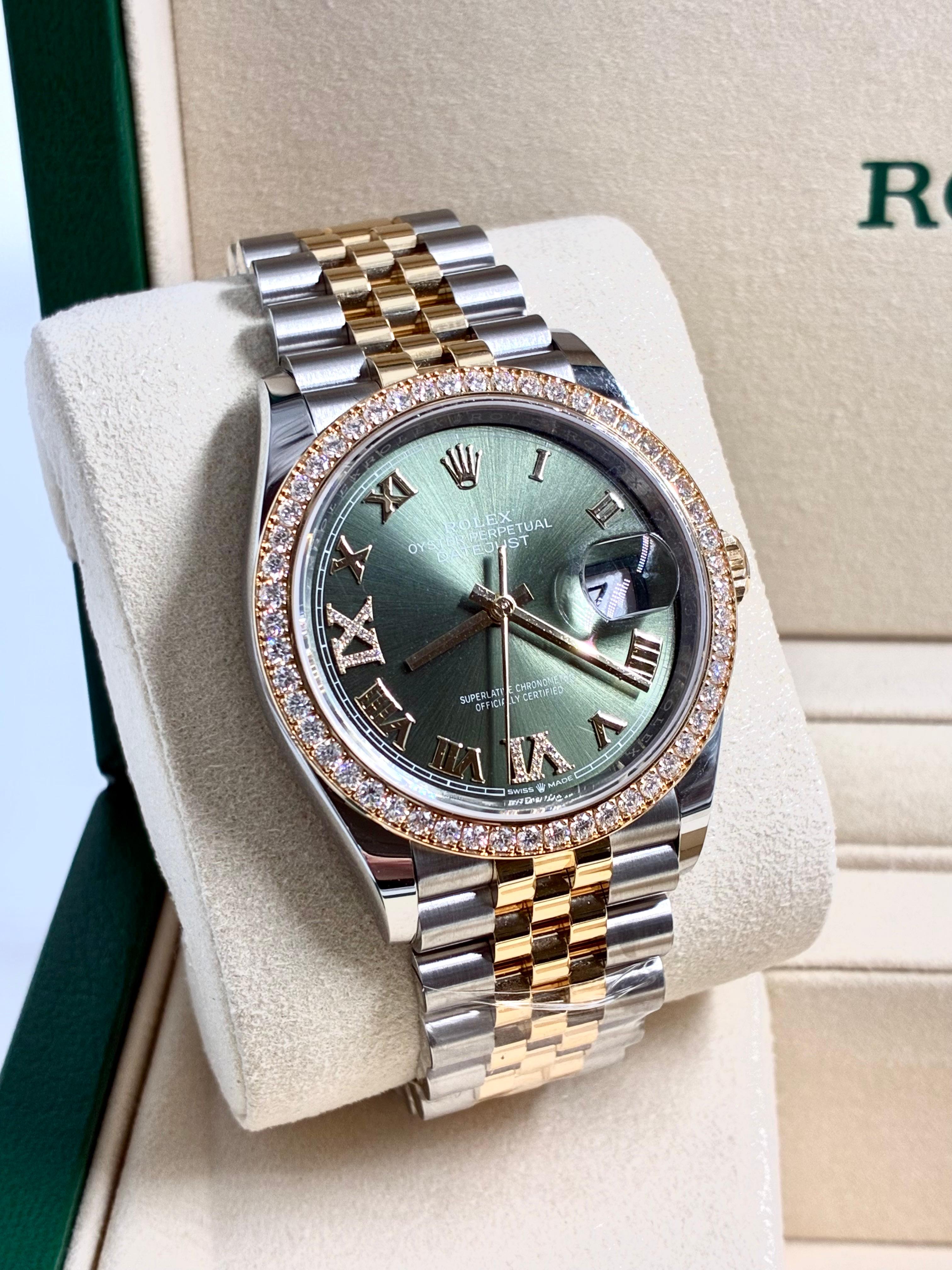 Rolex Datejust 36 126283RBR Green VIIX Jubilee 2025