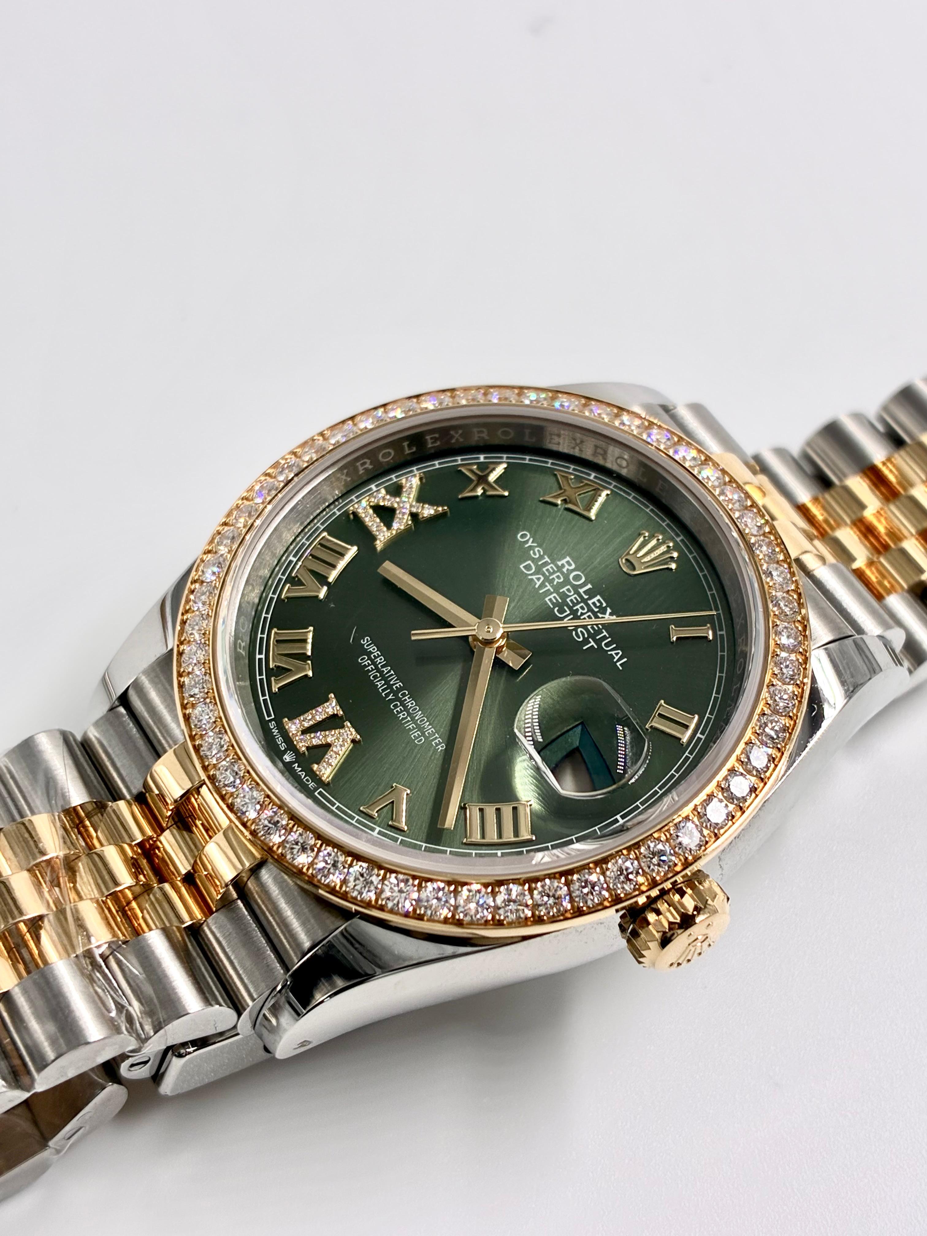 Rolex Datejust 36 126283RBR Green VIIX Jubilee 2025