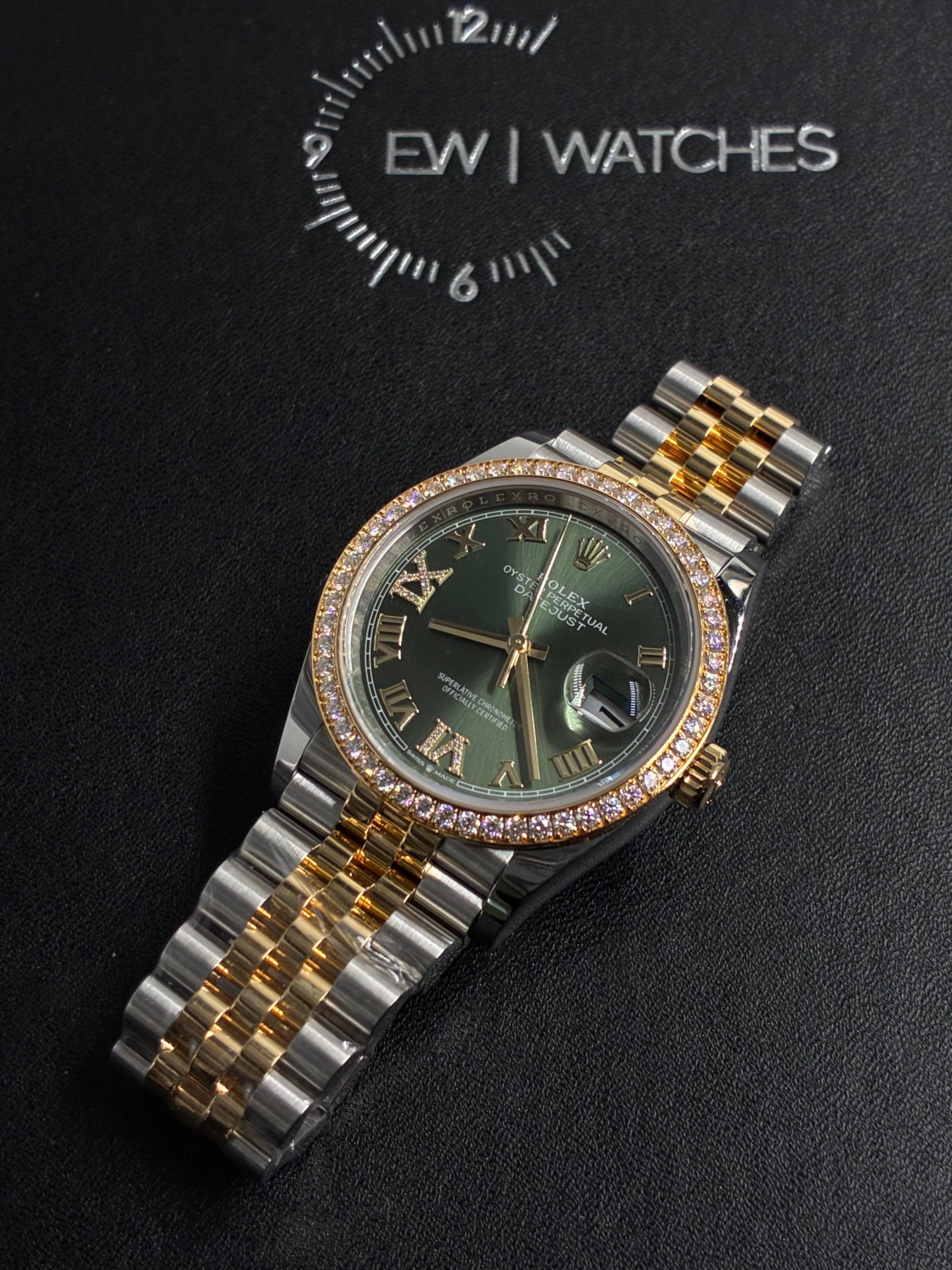 Rolex Datejust 36 126283RBR Green VIIX Jubilee 2025
