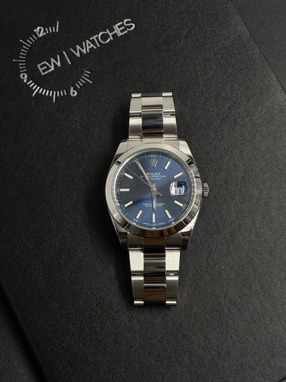 Rolex Datejust 41 126300 Blue Index Oyster 2025