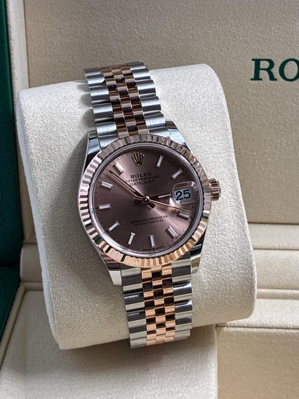 Rolex Datejust 31 278271 Pink Index Jubilee 2025