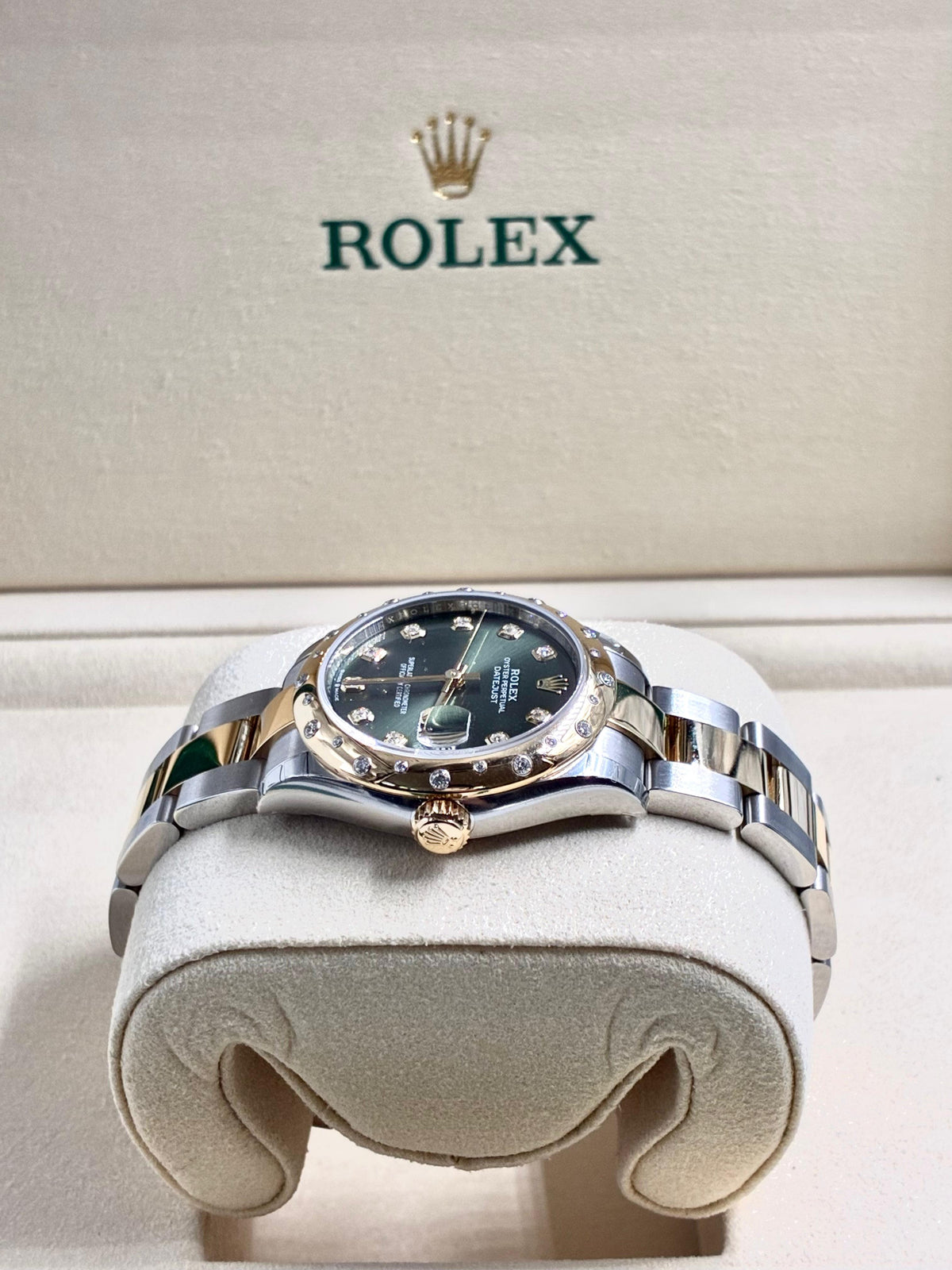 Rolex Datejust 31 278343RBR Green Diamonds Oyster 2025