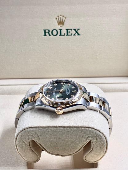 Rolex Datejust 31 278343RBR Green Diamonds Oyster 2025