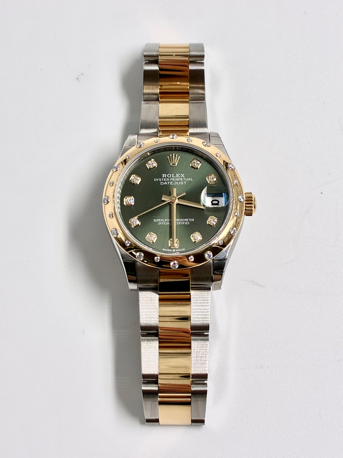 Rolex Datejust 31 278343RBR Green Diamonds Oyster 2025