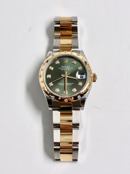 Rolex Datejust 31 278343RBR Green Diamonds Oyster 2025