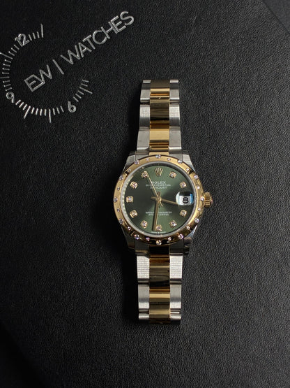 Rolex Datejust 31 278343RBR Green Diamonds Oyster 2026
