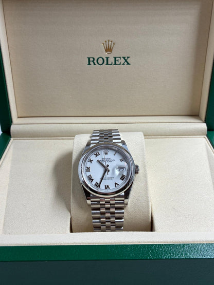 Rolex Datejust 36 126200 White Roman Jubilee 2026
