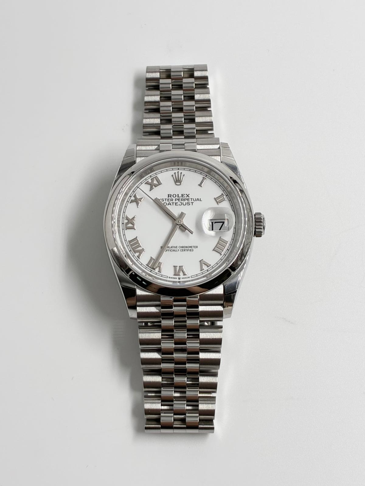 Rolex Datejust 36 126200 White Roman Jubilee 2026
