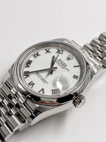 Rolex Datejust 36 126200 White Roman Jubilee 2025