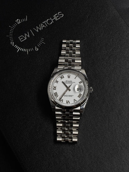 Rolex Datejust 36 126200 White Roman Jubilee 2025