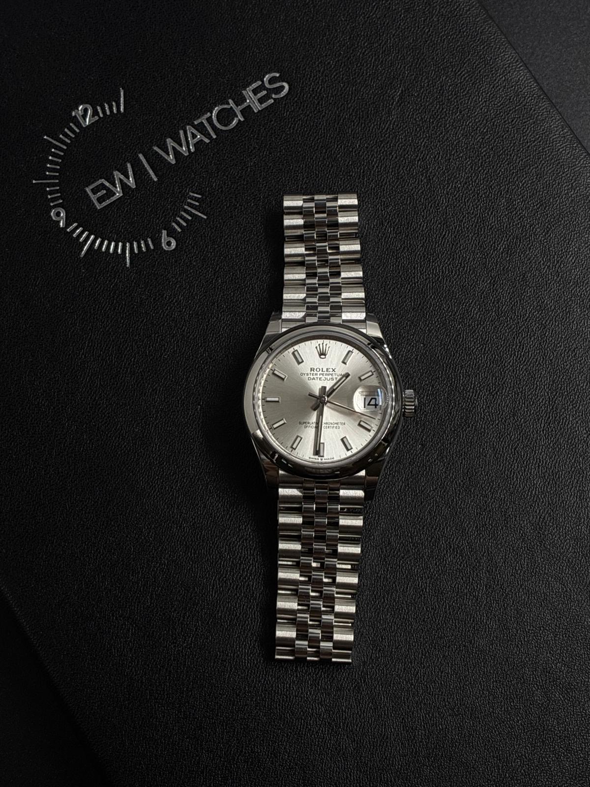 Rolex Datejust 31 278240 Silver Index Jubilee 2026
