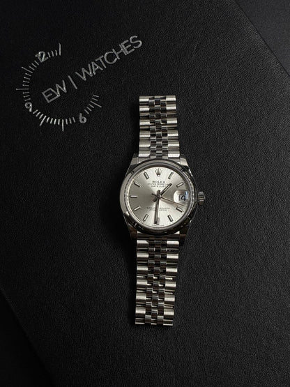 Rolex Datejust 31 278240 Silver Index Jubilee 2026