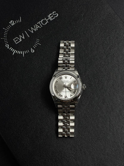 Rolex Lady-Datejust 28 279160 Silver Roman Jubilee 2026