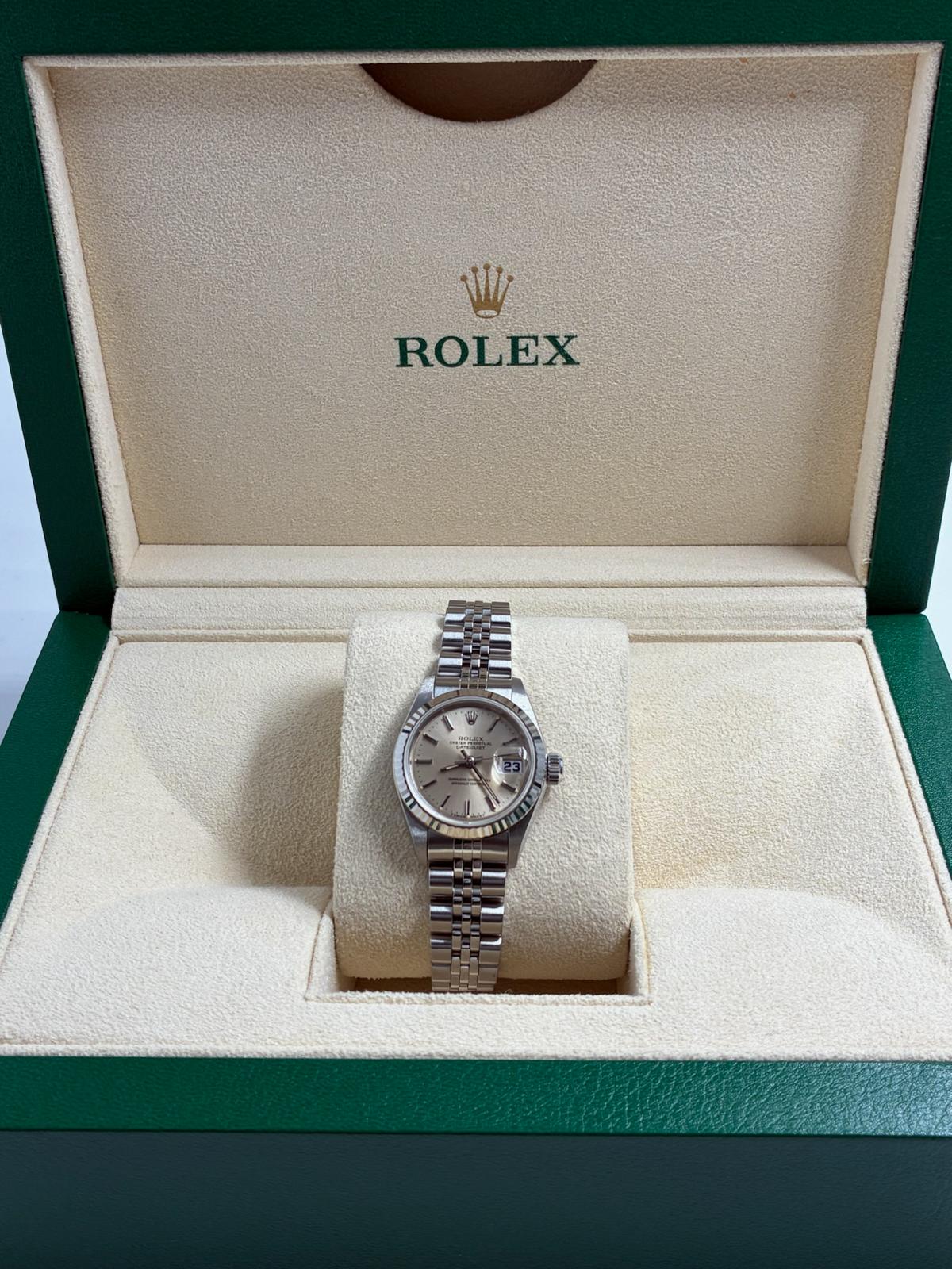 Rolex Lady-Datejust 69174 Silver Jub 1998 – EW Watches