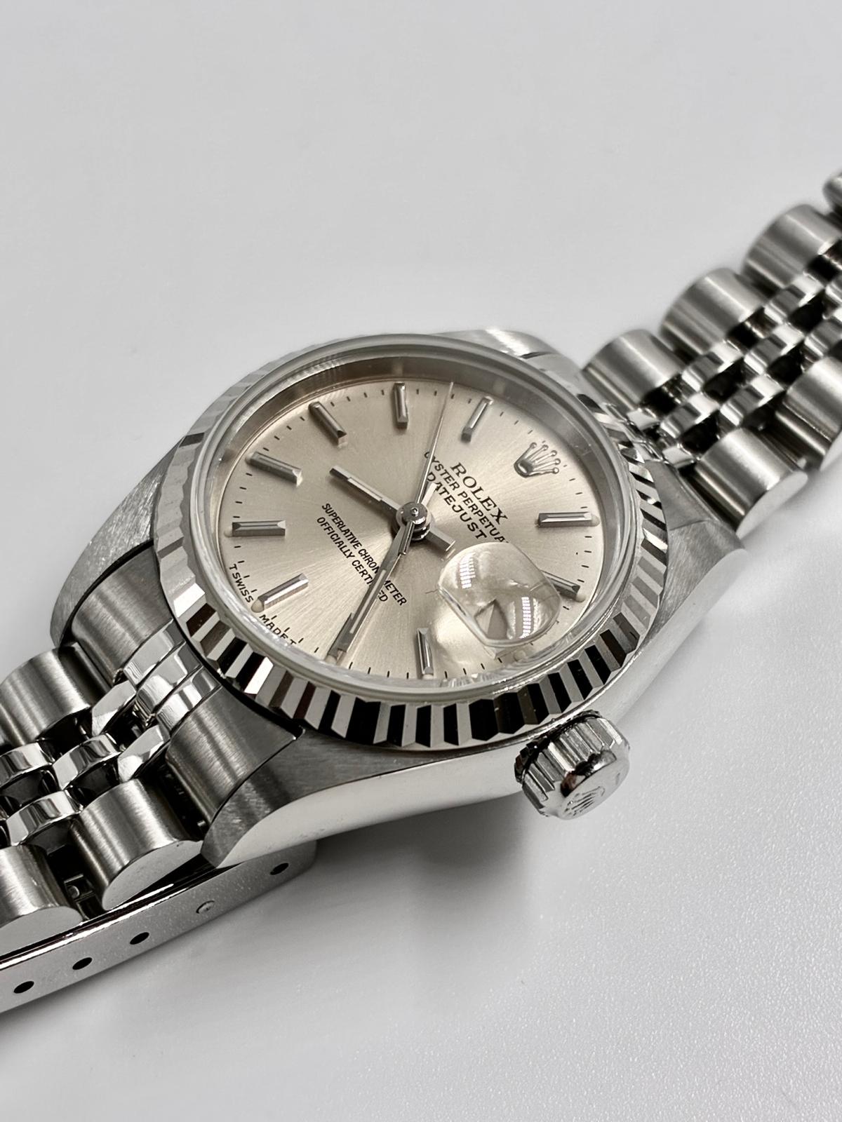 Rolex Lady-Datejust 69174 Silver Jub 1998 – EW Watches