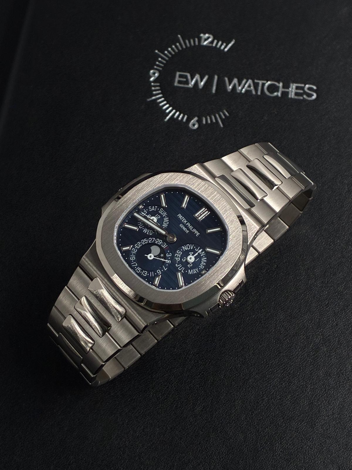 Patek Philippe 5740/1G-001 Nautilus Perpetual Calendar 5740 White Gold / Blue 2026