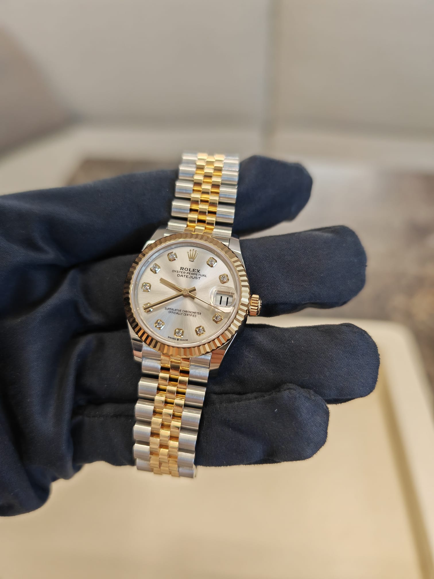 Rolex Datejust 31 278273G Silver Jubilee 2025