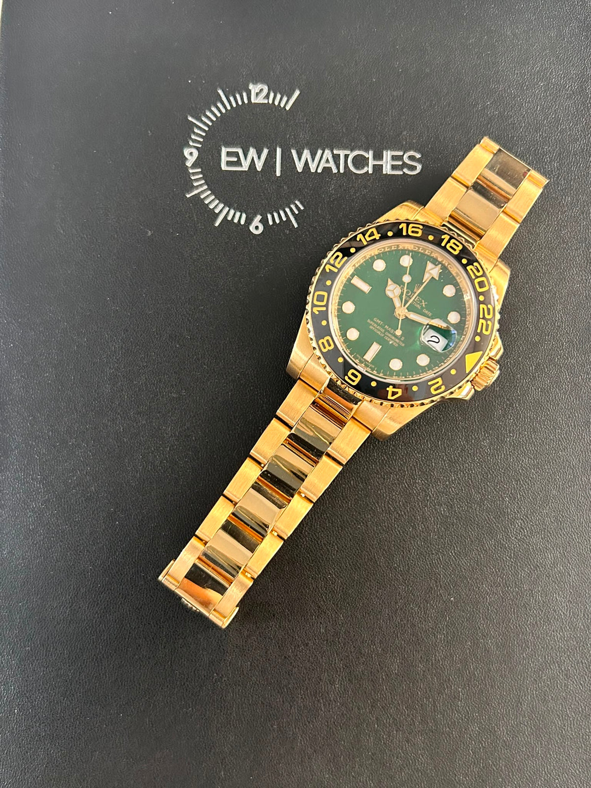 Rolex GMT-Master II 116718LN Green 2008 full set