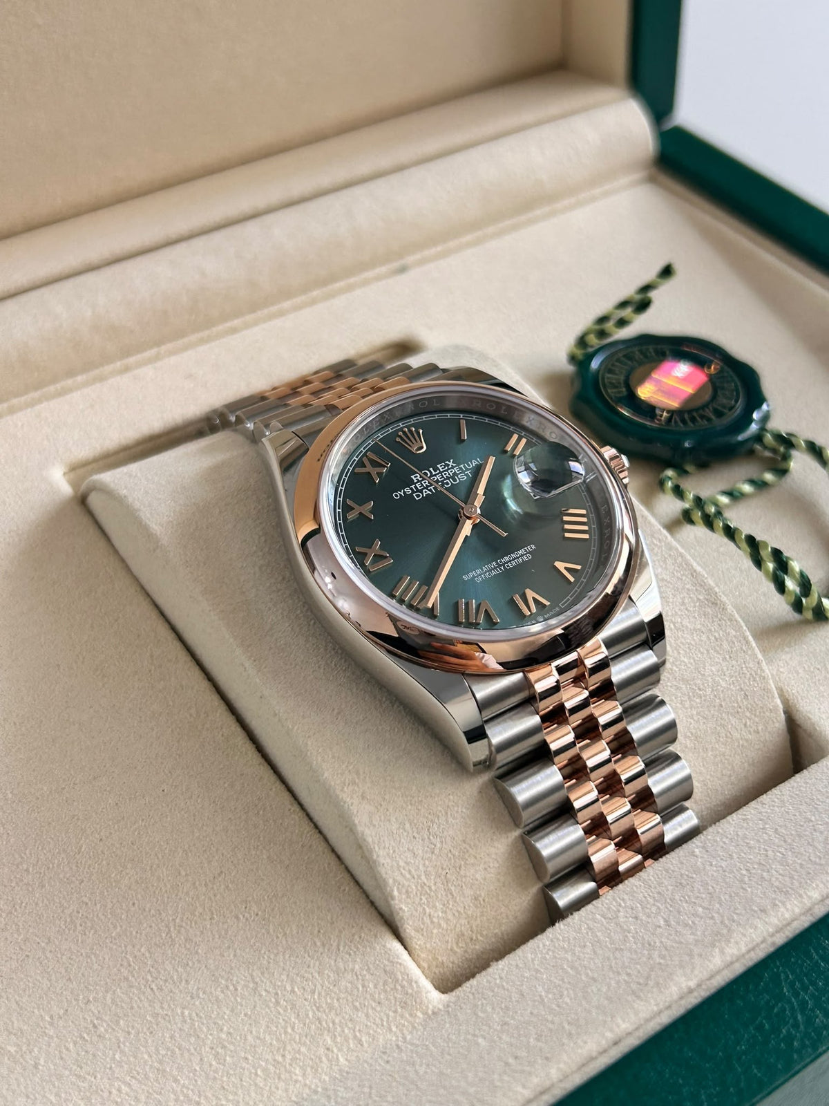 Rolex Datejust 36 126201 New Green Roman Jubilee 2026