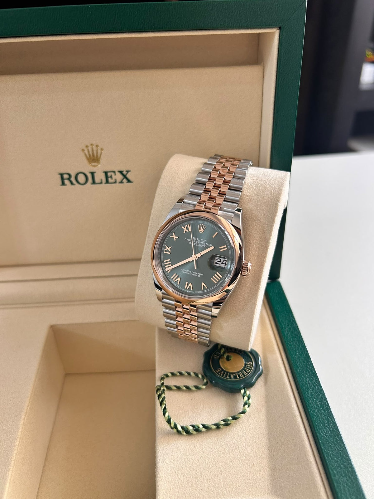 Rolex Datejust 36 126201 New Green Roman Jubilee 2026
