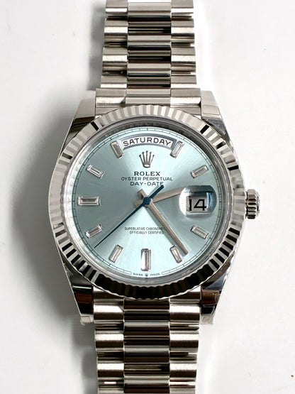 Rolex Day-Date 40MM 228236A Ice Blue 2025