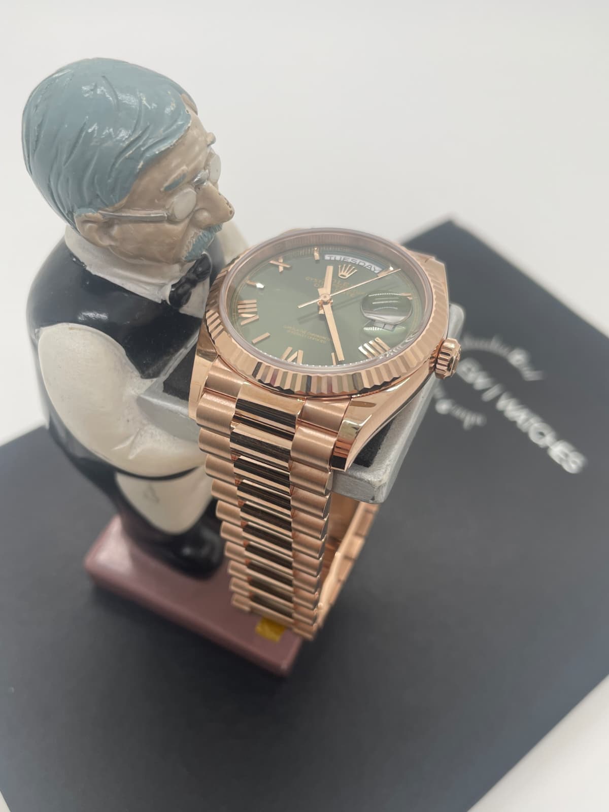 Rolex Day-Date 36 128235 GREEN ROMAN 2025