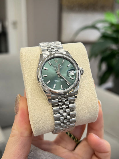 Rolex Datejust 31 278240 Green Index Jubilee