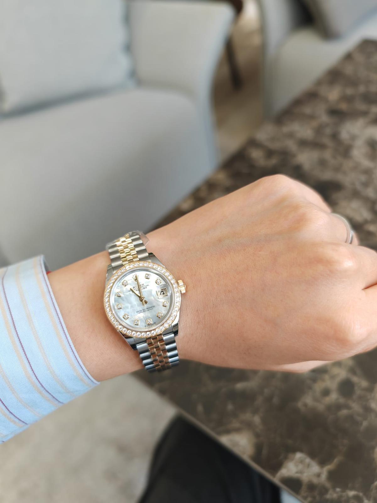 Rolex Lady-Datejust 279383RBR NG White Jubilee 2025