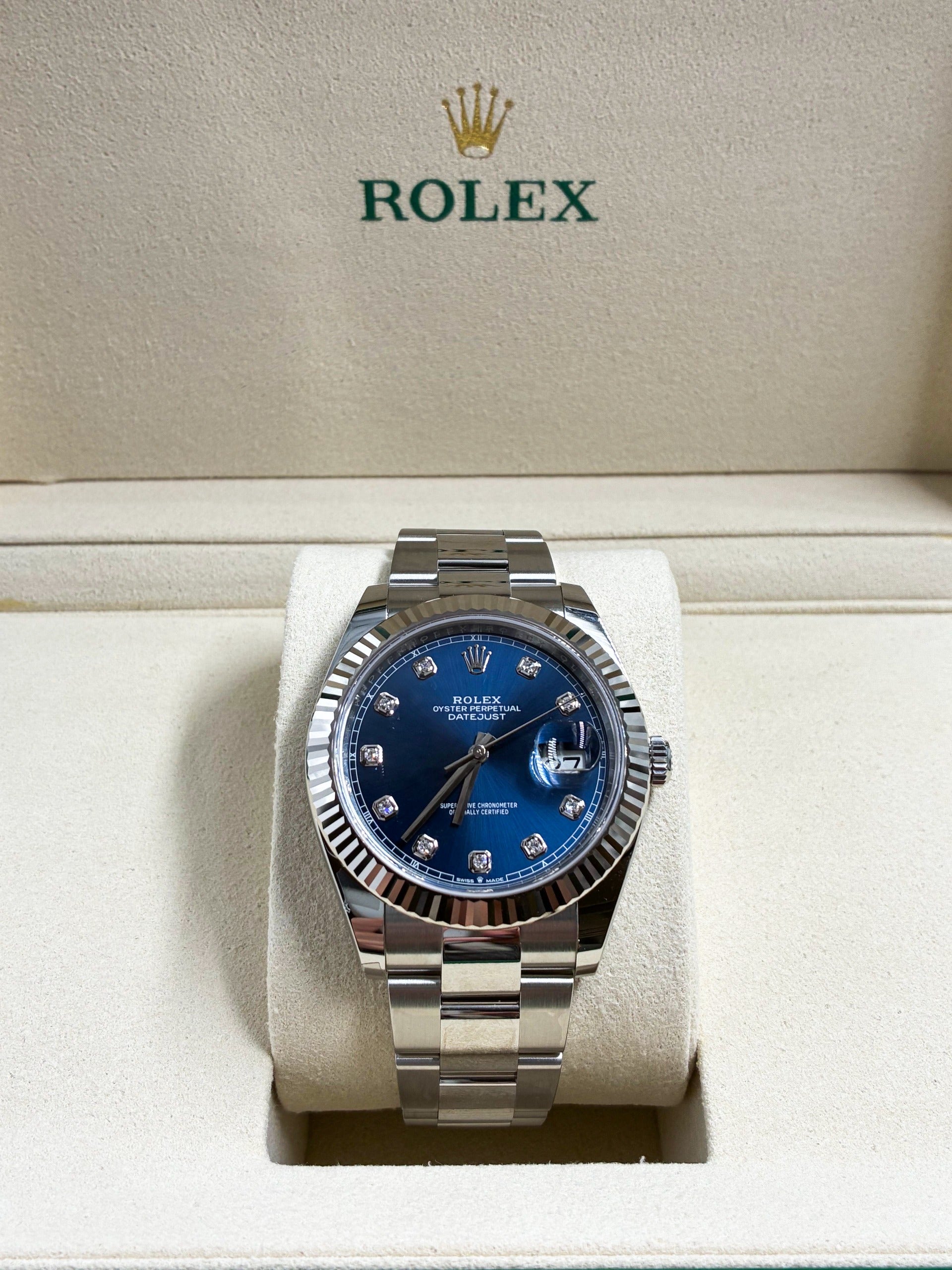 Rolex Datejust 41 126334G Blue Oyster 2026