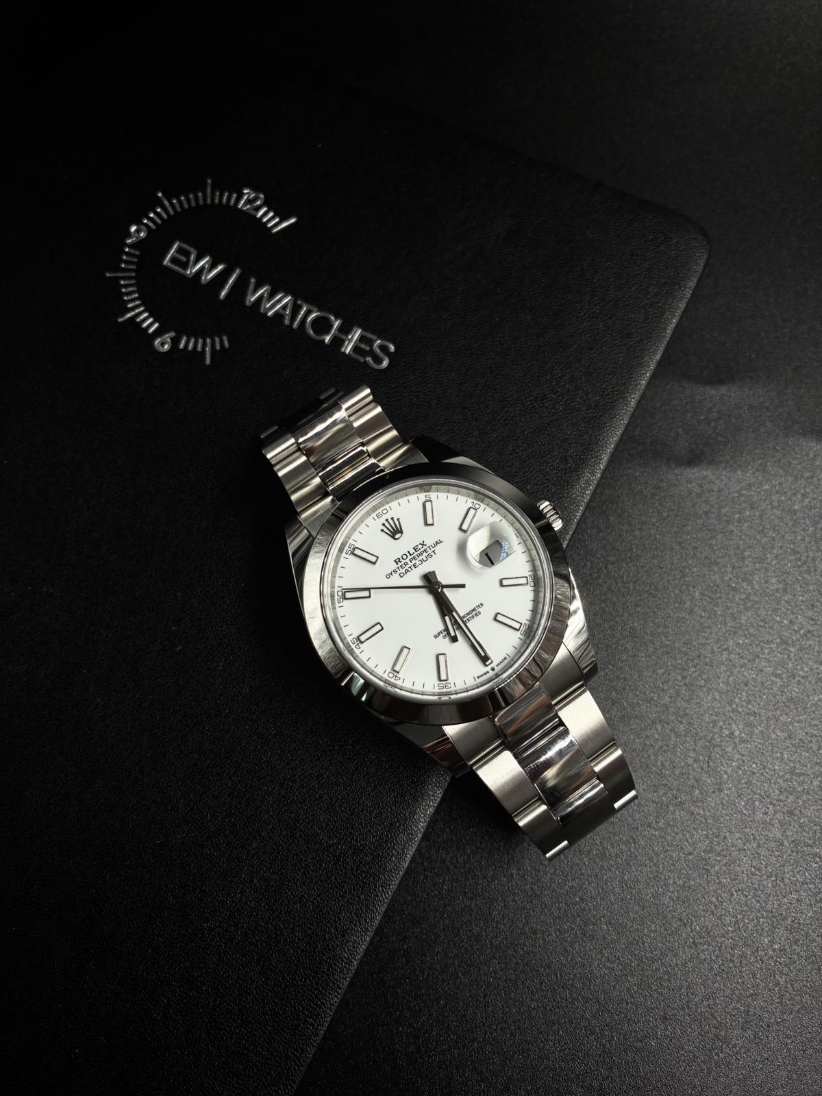 Rolex Datejust 41 126300 White Oyster 2026