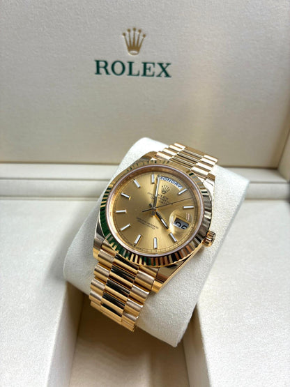 Rolex Day-Date 40 228238 Champagne Index